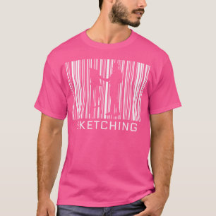 Zeichnen von Barcode Hobby und Sport T-Shirt