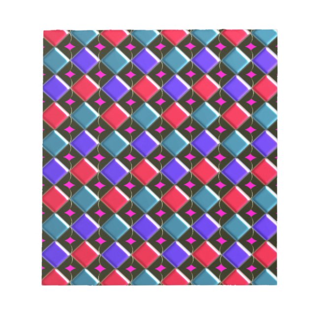 Zeichnen von Diamanten erstellen Sie Notepad Notizblock (Vorderseite)