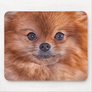 Zeichnen von HundeSpitzSpitz Mousepad