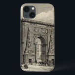 Zeichnen von Porte Heilig-Denis Monument iPhone 13 Hülle<br><div class="desc">Ein großes Zeichnen von Porte Heilig-Denis, ein französisches Monument gelegen in der Stadt von Paris. Im Jahre 1672 errichtet, um ein Tor in der Stadtwand zu ersetzen stellt zeichnendes dieses den Siegesbogen in seine frühen Tage dar. Dieses würde ein großes Geschenk für jemand machen, das reisen mag oder französische Kultur...</div>