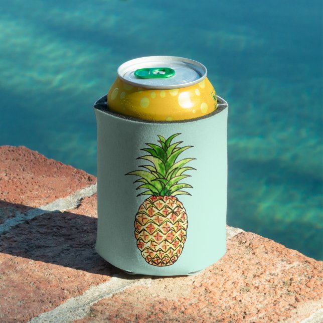 zeichnend Ananas Dosenkühler (In Situ Pool)