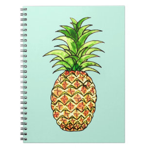 zeichnend Ananas Notizblock