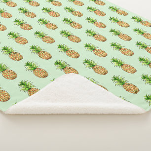 zeichnend Ananas Sherpadecke