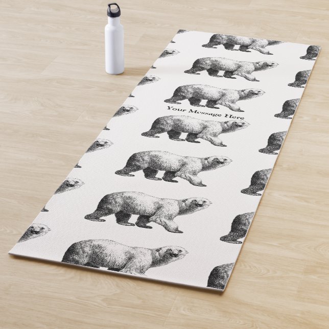 Zeichnend Bärenlinie Yogamatte (Beispiel)