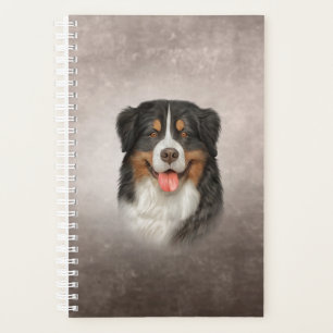 Zeichnend Berner Hund Planer
