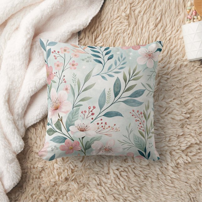 Zeichnend Blume Kissen (Decke)