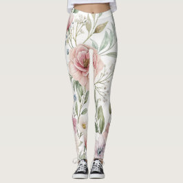 Zeichnend Blume Leggings