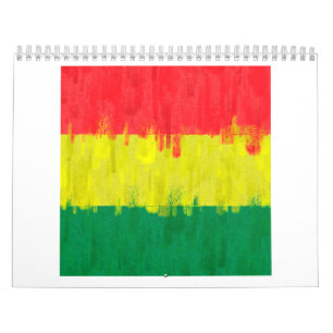 Zeichnend bolivianische Ölmalerei Kalender