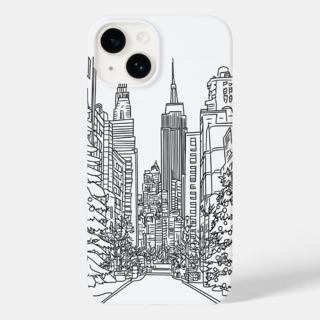 Zeichnend Case-Mate iPhone Hülle (Rückseite)