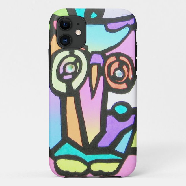 zeichnend Eule Case-Mate iPhone Hülle (Rückseite)