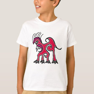 Zeichnend Fantasy Linear Art Dragon T-Shirt