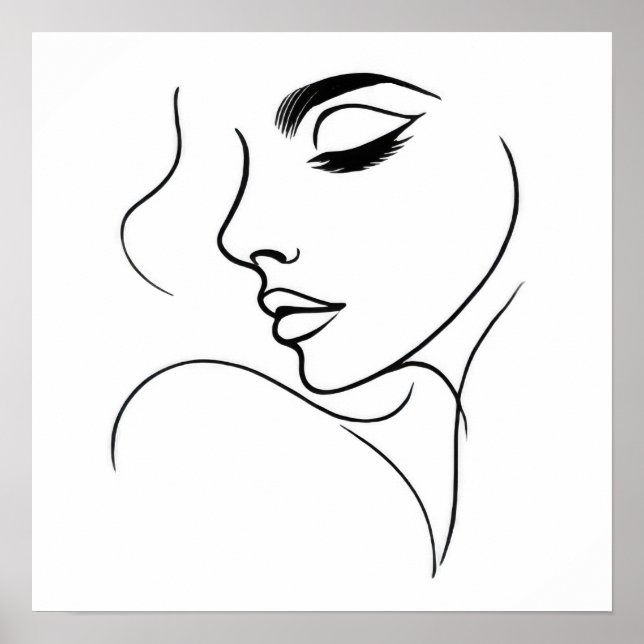 Zeichnend Frontlinie Poster (Vorne)