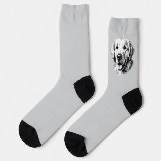 Zeichnend Goldener Retriever Socken