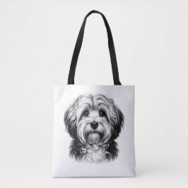 Zeichnend Havanese Hund