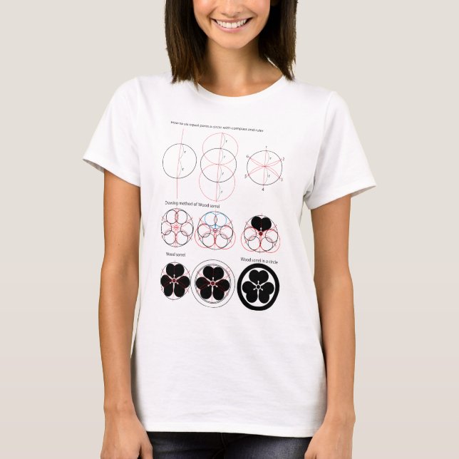 Zeichnend Holzsorrel T-Shirt (Vorderseite)
