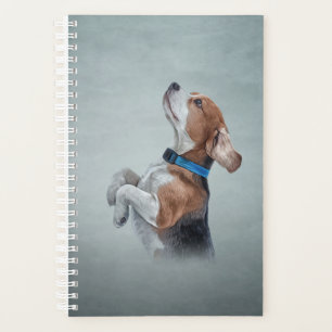 Zeichnend Hunde-Beagle Planer