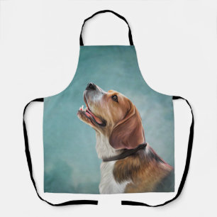 Zeichnend Hunde-Beagle Schürze