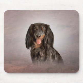Zeichnend Hunde Dackel Mousepad