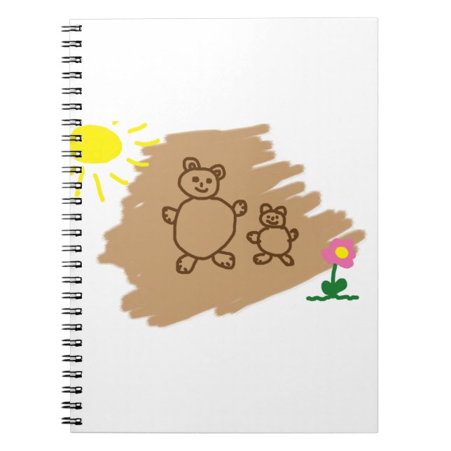 Zeichnend Kinder Notizblock (Vorderseite)