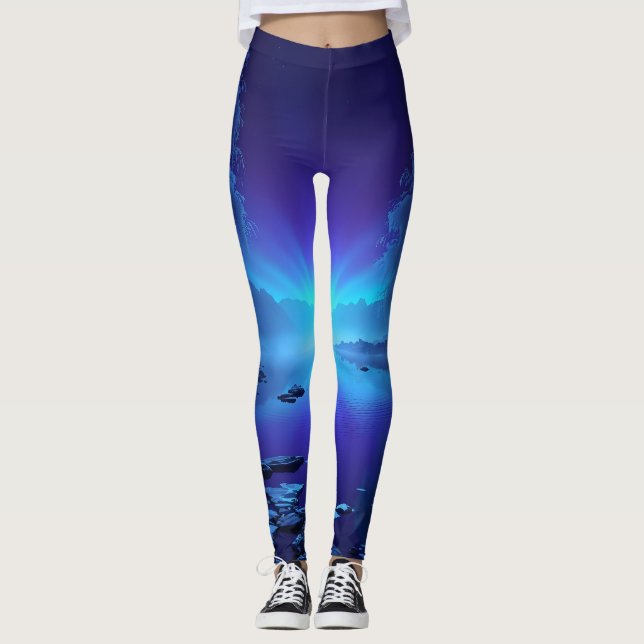 Zeichnend Kraft aus den Schatten der Leggings (Vorderseite)