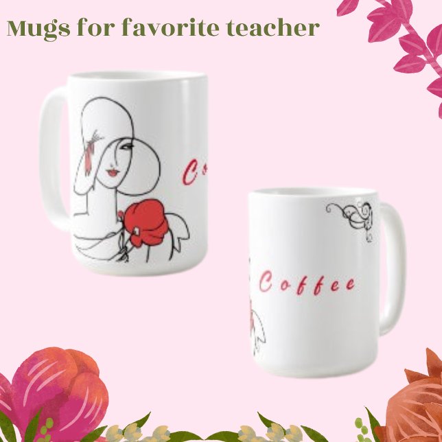 Zeichnend Kunst für Frauen, Kaffeetext Kaffeetasse (Von Creator hochgeladen)