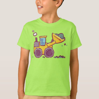Zeichnend Ladefahrzeug - Inspiriert von Kindern - T-Shirt