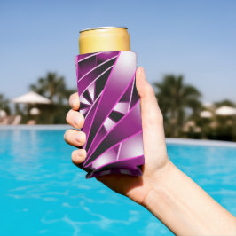 Zeichnend lila Farbenfüllung Selters Dosenkühler