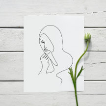 Zeichnend Linie | Minimale moderne Kunst