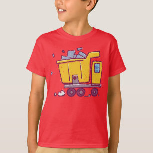 Zeichnend LKW-Stoßdämpfer - Inspiriert von Kindern T-Shirt