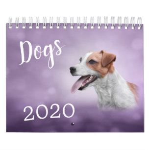 Zeichnend lustige Hunde Kalender