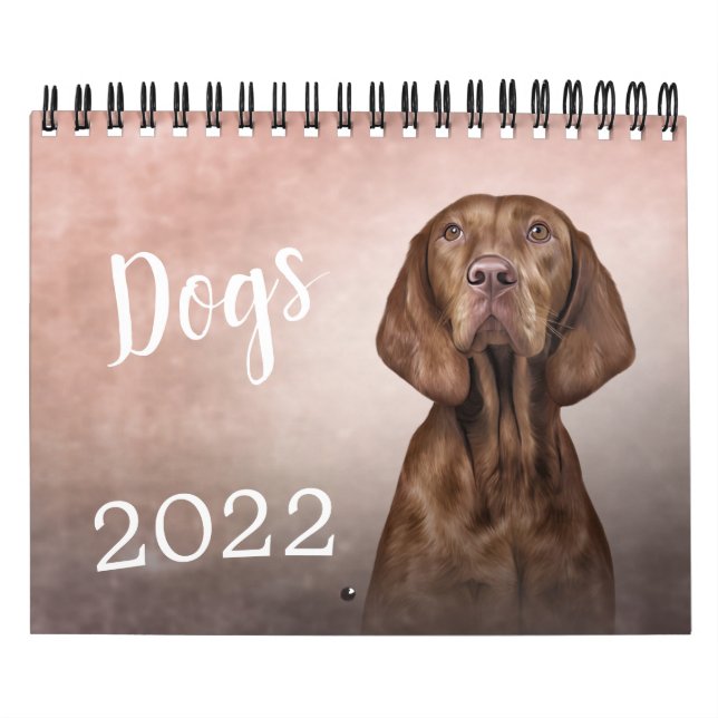 Zeichnend lustiger Hundekalender Kalender (Titelbild)