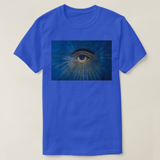 Zeichnend mittelalterliches Auge T-Shirt (Design vorne)