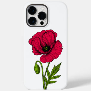 Zeichnend Mohn Case-Mate iPhone 14 Pro Max Hülle