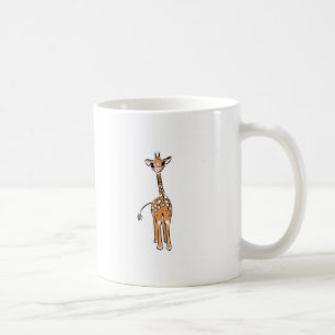 zeichnend niedliche Giraffe, Safaritiere Kaffeetasse