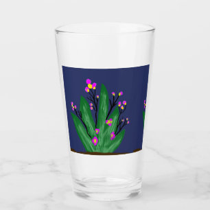 Zeichnend Pflanze aus Glas