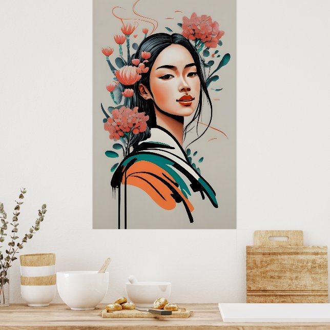 zeichnend poster (Küche)