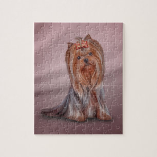 Zeichnend Rasse Yorkshire Terrier Hund Puzzle