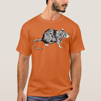 Zeichnend Ratte T-Shirt