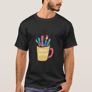 Zeichnend Skizzen - Hübsche Sketchie T-Shirt