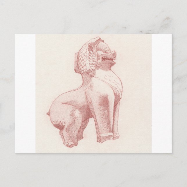 Zeichnend Steinwächter Postkarte (Vorderseite)