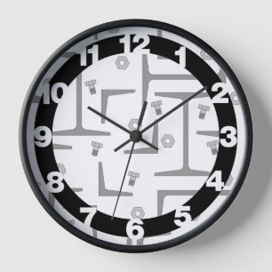 Zeichnend Strukturmuster Uhr