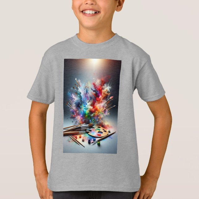 Zeichnend T - Shirt (Vorderseite)