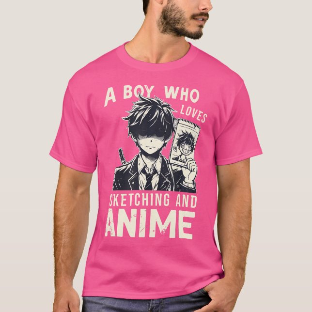 Zeichnend T-Shirt (Vorderseite)