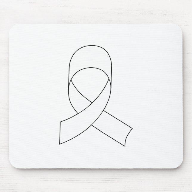 Zeichnend Weißband Mousepad (Vorne)
