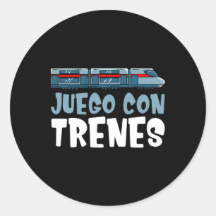 Zeichnend Zugfahrzeug-Lokomotive-Set Runder Aufkleber