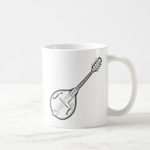 "Zeichnende " Mandoline Kaffeetasse