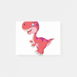 zeichnender Dinosaurier 9.Tyrannosaurus - Post-it Klebezettel