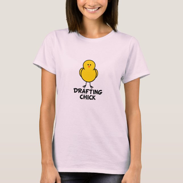 Zeichnenküken T-Shirt (Vorderseite)
