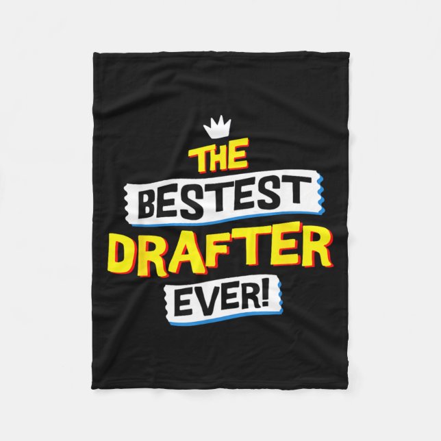 Zeichner Job Beruf Funny Sarcastic Zitat Fleecedecke (Vorderseite)