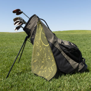 zeichnet ein schönes Muster Golfhandtuch